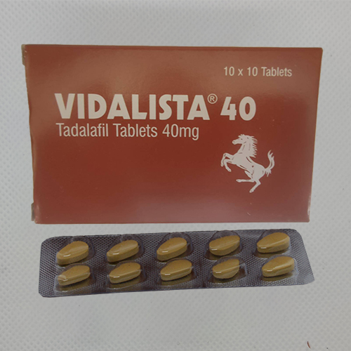 Generikus Cialis: Vidalista 40 (Tadalafil 40mg)